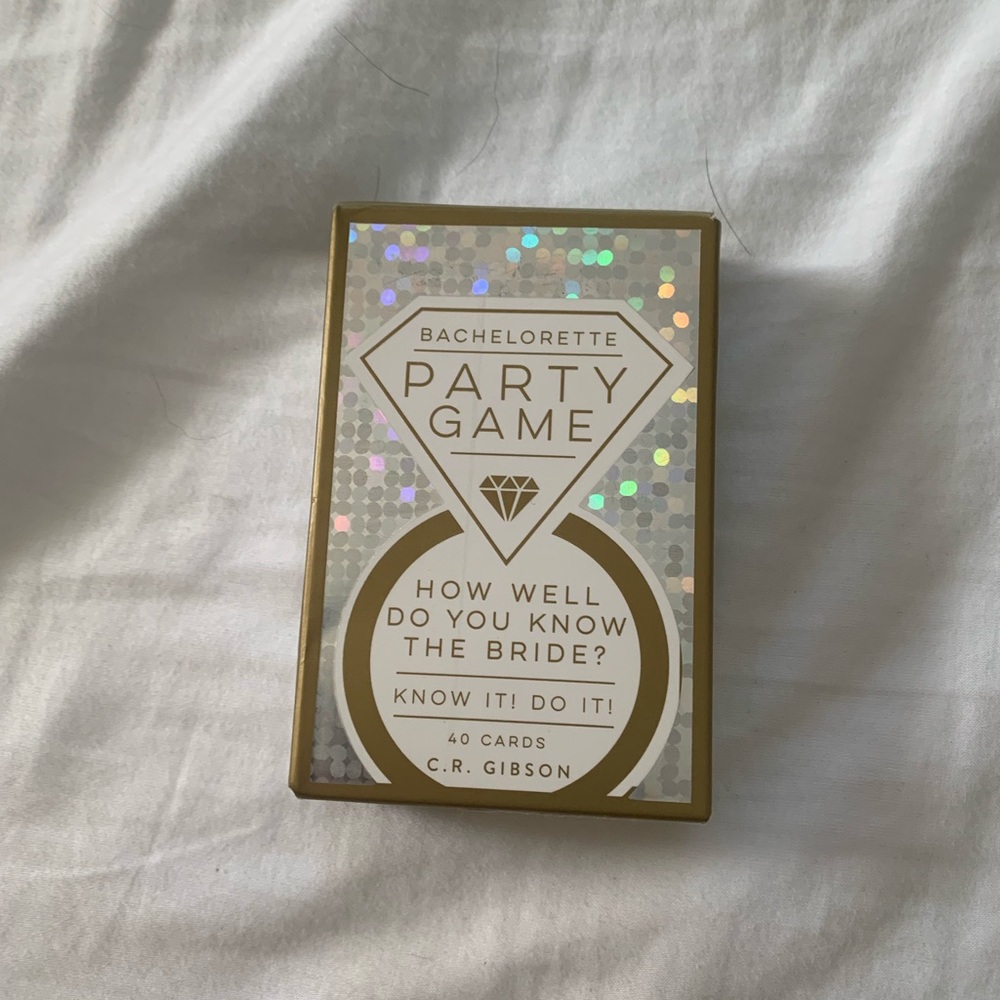 Bachelorette party game